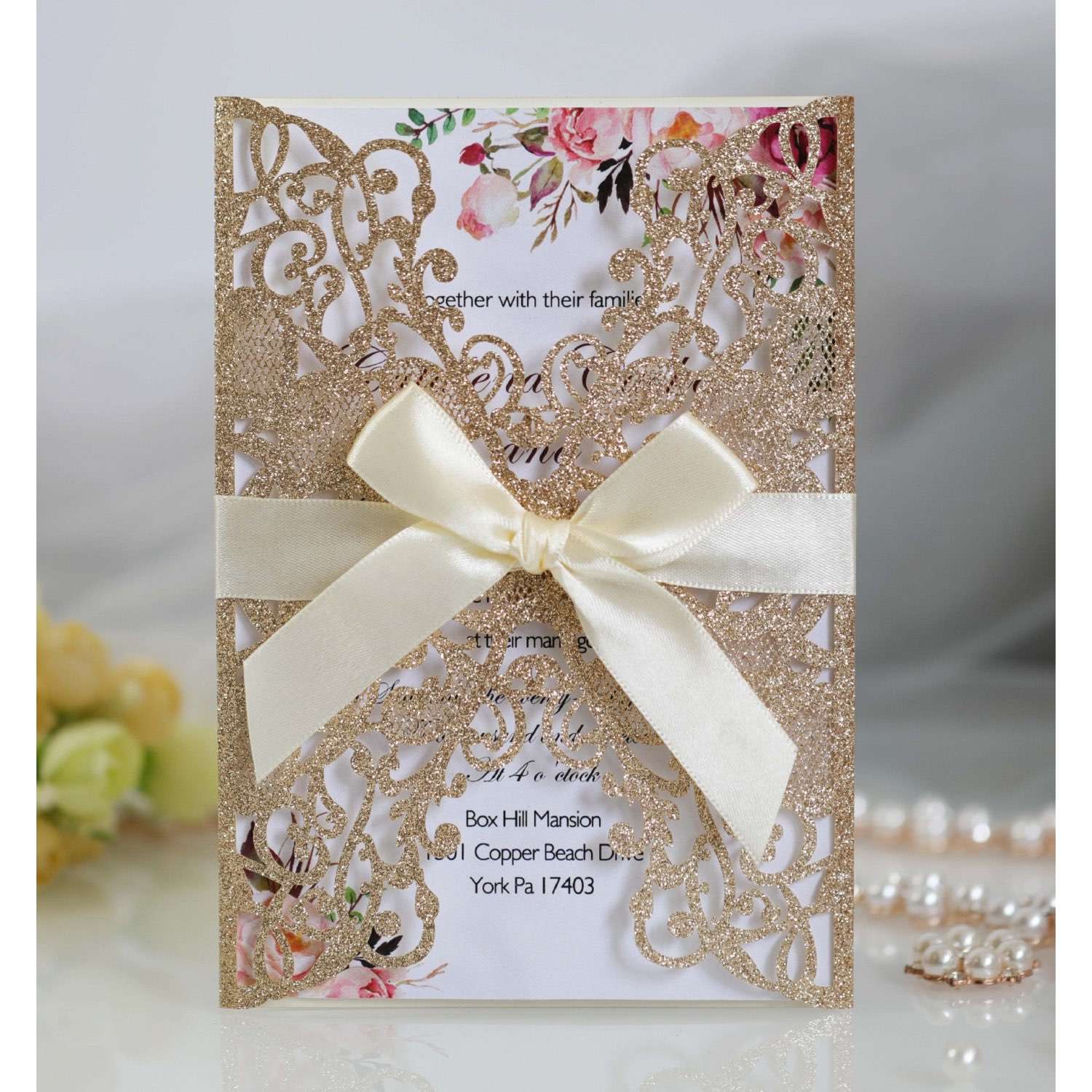 Wholesale Wedding Card Design Laser Cut  2020 Invitation Card Blessing Card